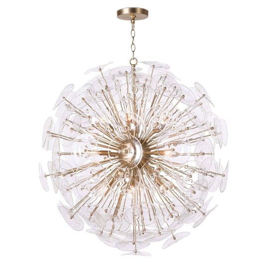 Regina Andrew Poppy Glass Chandelier Large (Clear) 38 Height