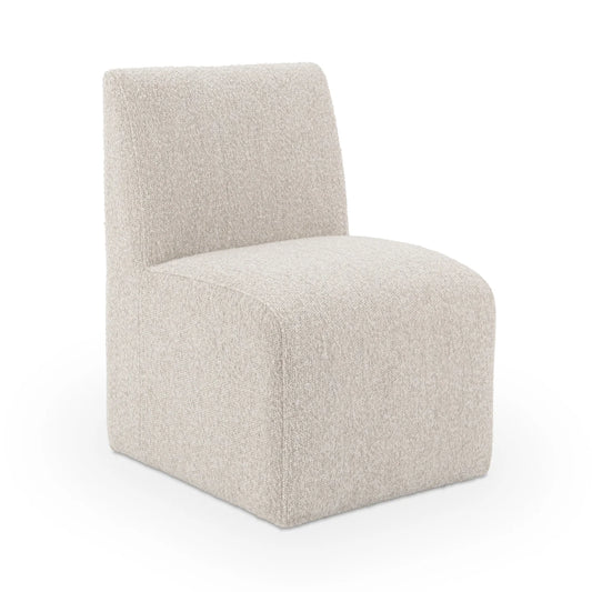 Brighton Dining Chair with Casters~Coastal Sand