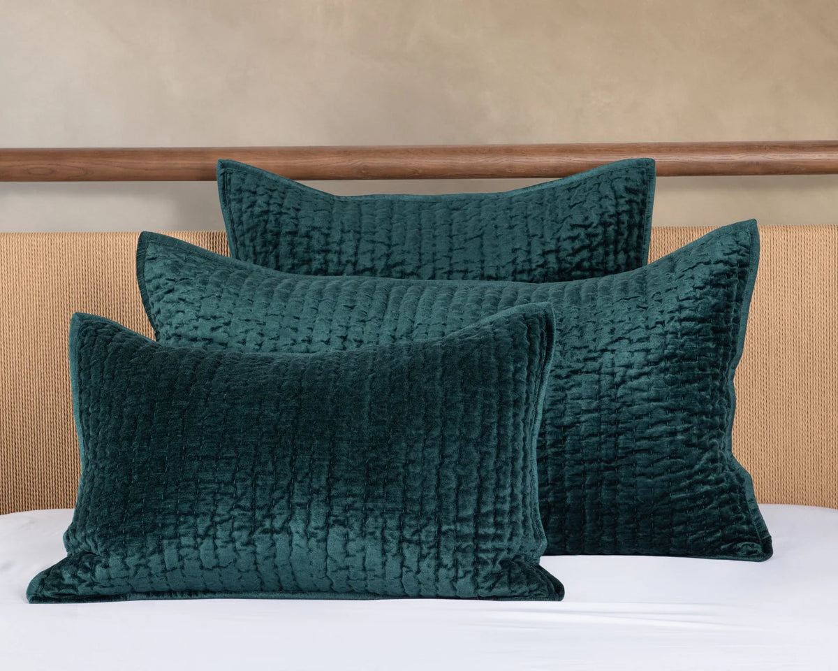 Bari Velvet Quilt Collection Shams