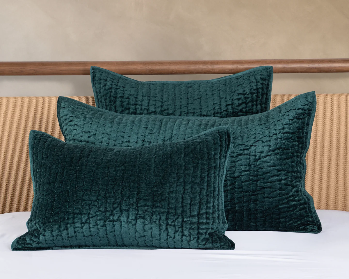 Bari Velvet Quilt Collection Shams
